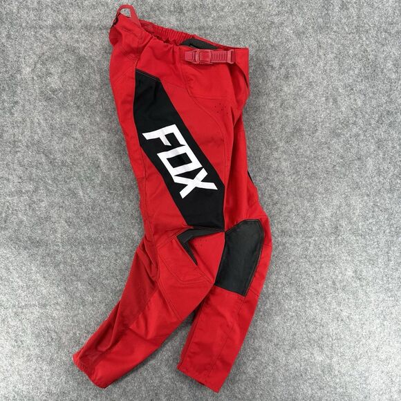 Fox Youth 180 REVN Motocross Pants [Flame Red] - Picture 1 of 4